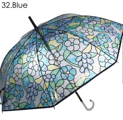 ステンドグラス風 ジャンプ傘 「花柄」 1,980円→1,680円(税込)