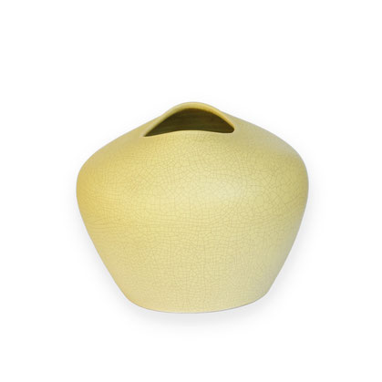 crackled glaze 50s vase by ceramist ERNST LÖSCHE