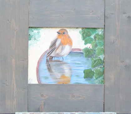1.Reflection 25x30 cm weggevlogen