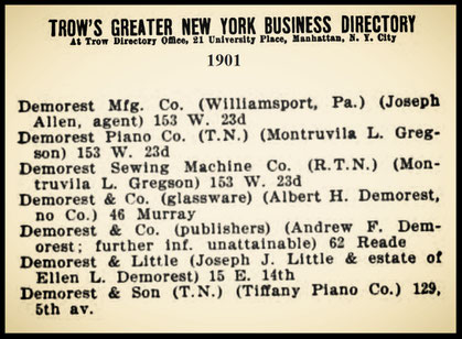 New York Directory 1901