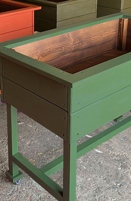 jardinière sur pied bois made in france