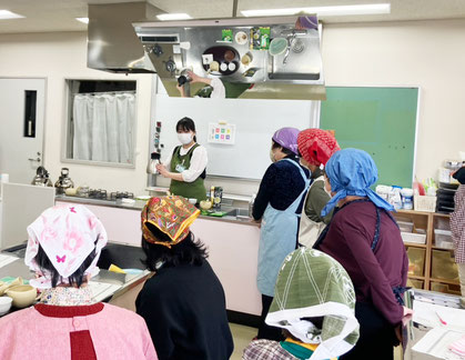 実習中の様子