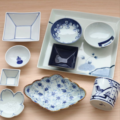 クニエダヤスエ 大皿 九谷 香祥窯 クニエダヤスエさんプロデュース 染