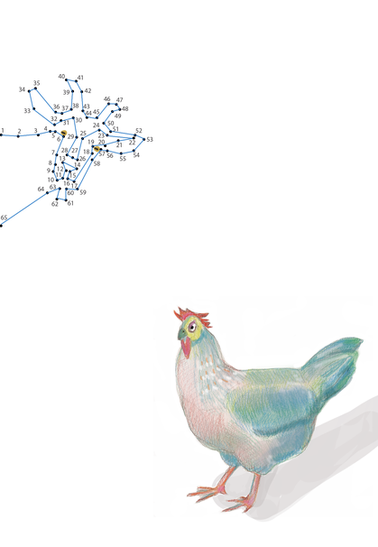Agenda 2021, Amsel Zürich Verlag  Alpin, Ziege und Huhn, Schweizer Alpen, Alpes suisses, la poule, la chèvre, Suisse, Switzerland, Illustration von Marlyse Flückiger, illustration par Marlyse Flueckiger