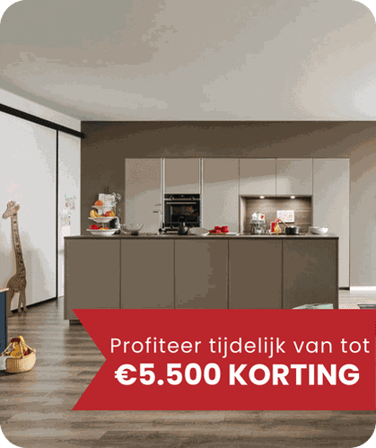 Moderne keuken - tot €5.500 korting