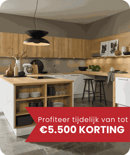 Houten keuken - tot €5.500 korting