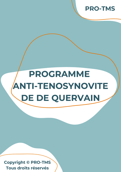 Programme anti-ténosynovite de De Quervain : exercices spécifiques et accompagnement progressif pour soulager et prévenir les douleurs de la tendinite du pouce