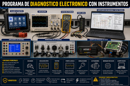 Curso dual sistemas de aire acondicionado automotriz