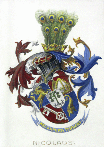 Wappen des Sippenverbandes Nicolaus in Dresden