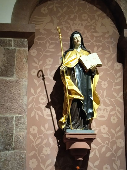 Merci Annie pour la photo partagée.(Saint Odile au Mont Saint Odile en Alsace)