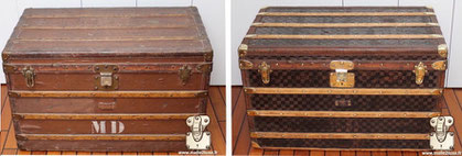 LOUIS VUITTON SAVOIR-FAIRE SPECIAL TRUNK TO TRANSPORT « THE MILKMAID » BY  VERMEER – GRÉGOIRE VIEILLE