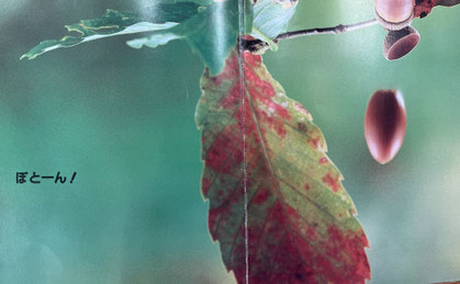 みて！おちてる！