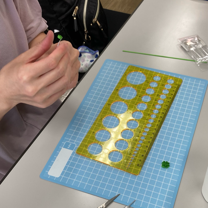 Nちゃん作業中