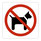 logo chien interdit camping le soleil à Esparron de Verdon