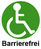 Logo "barrierefrei"
