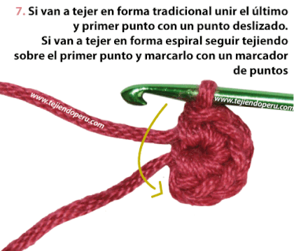 Cómo hacer un aro o argolla deslizada para tejer a crochet