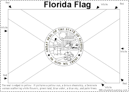 if you feel like coloring the Florida flag...