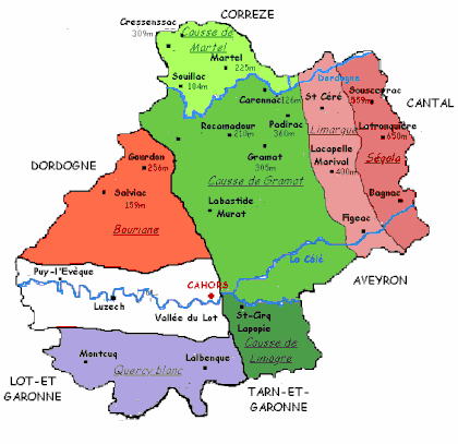 le gite est idéalement situé pour découvrir le causse de limogne, la vallée du Lot, le Quercy Blanc, le Tarn et Garonne