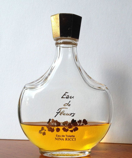 EAU DE FLEURS - FLACON AMPHORE EAU DE TOILETTE  100 Ml - PETITE GUIRLANDE DOREE - CREATION LALIQUE