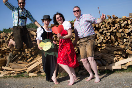 Wien - Salzburg - Steiermark haben Spass! (Gernot, Elisabeth, Johanna, Werner)