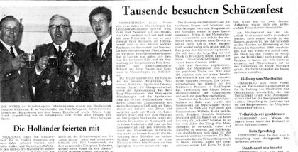 Tausende besuchten Schützenfest