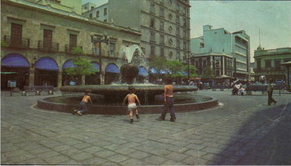 Fountain Plaza de las Sombrillas Guadalajara Mexico