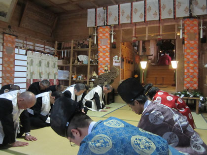 宮司祝詞奏上(旧座礼)