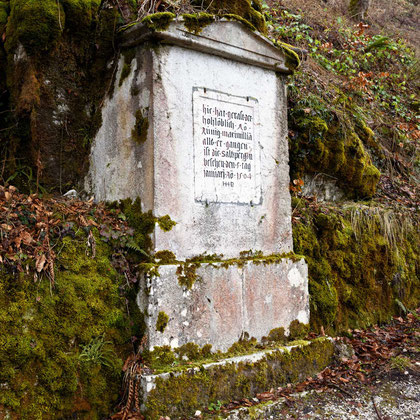 Geschriebener Stein, Maximilian I HRR, Welterbe Hallstatt-Dachstein/Salzkammergut, World Heritage,