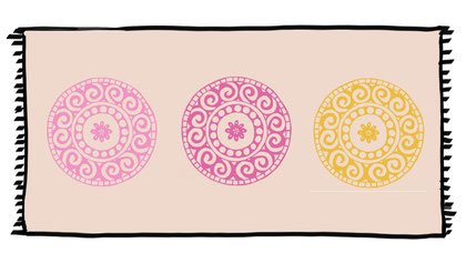 Yogadecke "Yiva" 100 x 200 cm Bio-Baumwolle