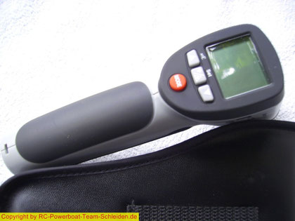 Mit dem Thermo Laser lassen sich schnell alle Temperatur Daten von Motoren,oder anderem sammeln.