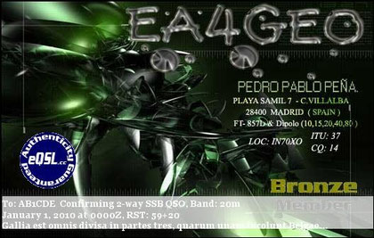 eQSL de Activaciones