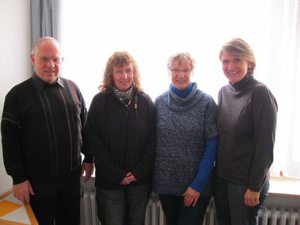 Lesepaten 2011 - Herr Ammon, Frau Gollmer, Frau Freimüller und Frau Rieger