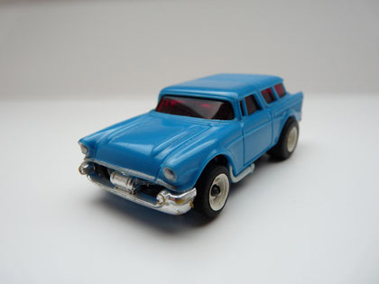 AURORA AFX '57 Chevy Nomad blau/weiße side pipes