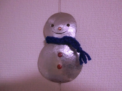 雪だるま モビール(アルミ)