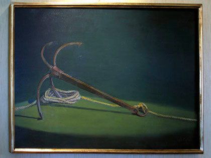 l'Ancora, 2005. Olio su tela