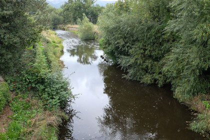 NOT THE SEVERN on the approach to Caersws