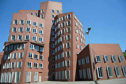 Gebäude nähe Medienhafen Düsseldorf