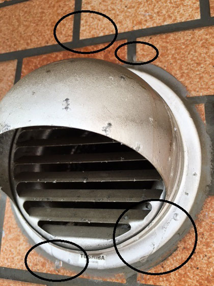 ベントキャップから水漏れって?