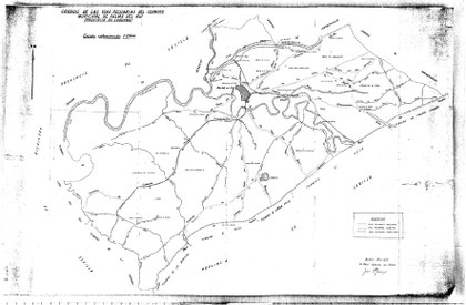 Peñaflor, vías pecuarias 1953
