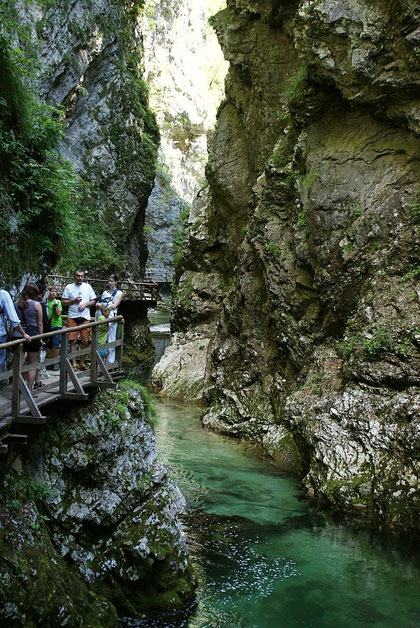 Die schmalste Stelle der Klamm