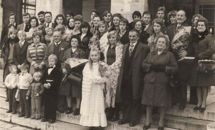 Noces d'or Marcel HORTHEMEL et Julienne LECHÊNE (27 Décembre 1975)