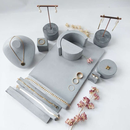 Unique Jewellery Prop Set of 10 Display Shapes, A014 by PASiNGA