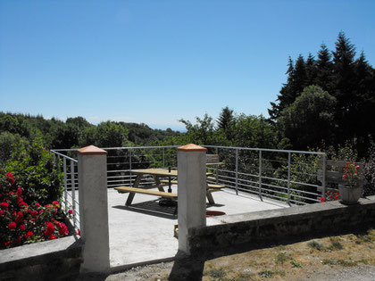 terrasse pour les soirée d'été