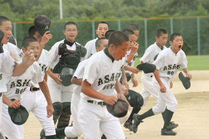 試合開始!よっしゃ~!!