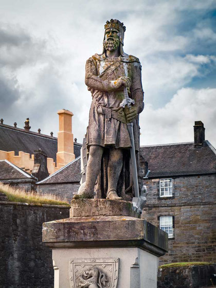 König Robert Bruce Statue Stirling Castle 