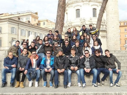 Foto di gruppo p.za Venezia