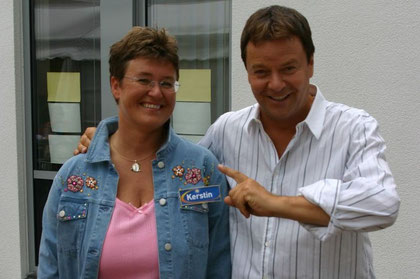 mit Moderator und HR3-Chef Jörg Bombach nach der Sendung