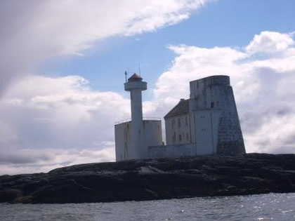 Der Leutturm vor unserem Haus
