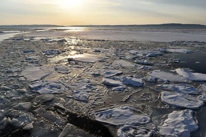 オホーツク海の流氷