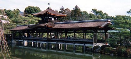 Covered bridge at Heian Shrine